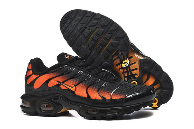 Men's Hot sale Running weapon Air Max TN1 Black/Orange Shoes 072